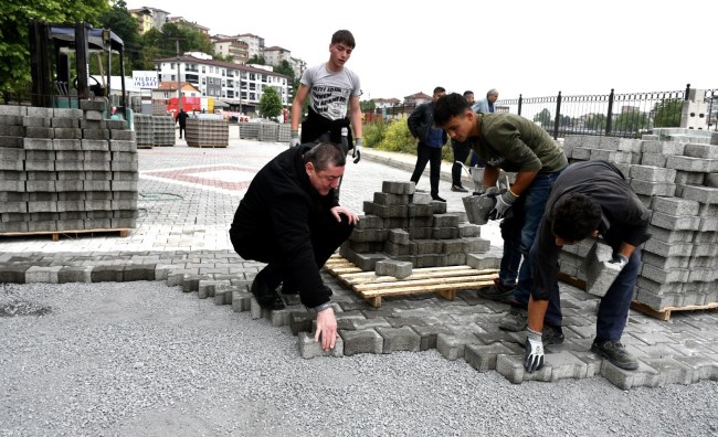 Alaplı Fiskomar yolunda düzenleme