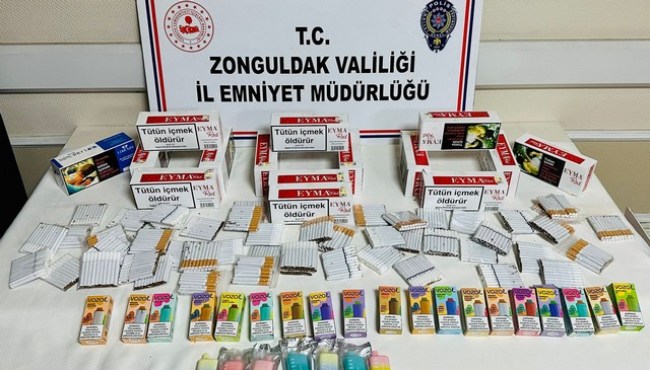 Çaycuma'da kaçak tütün operasyonu