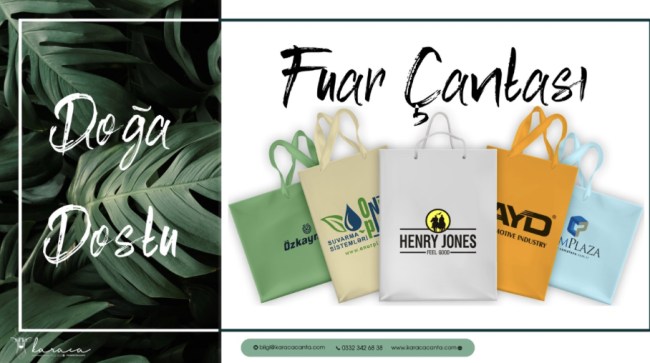 Doğa dostu fuar çantaları