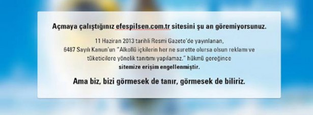 Alkollü içecek satan şirketlerin sitelerine erişim engellendi