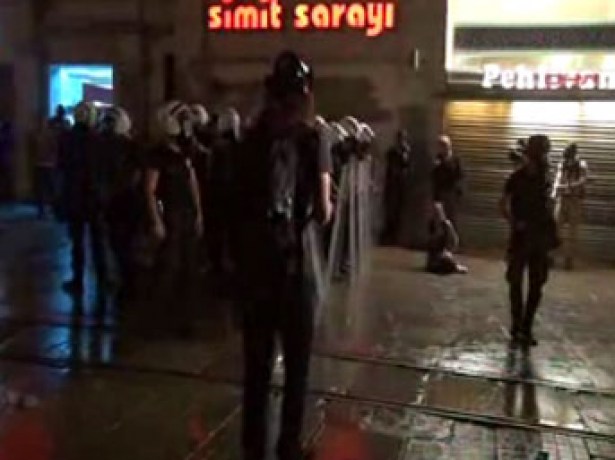 İstiklal Caddesi'nde müdahale