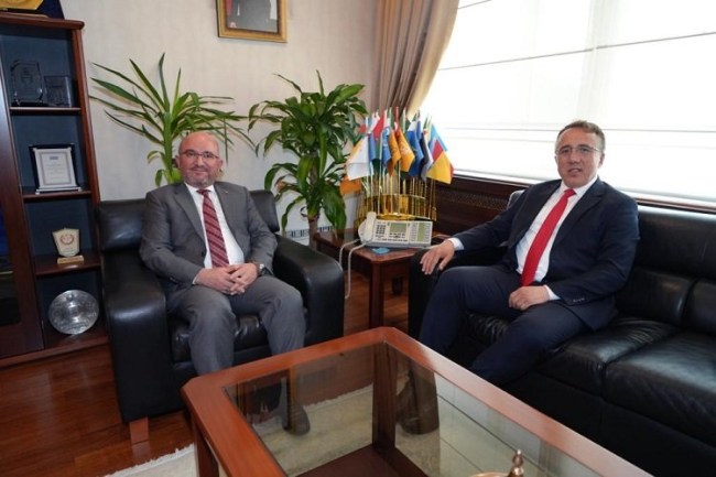 TSE Başkanı Şahin Savran'ı ağırladı