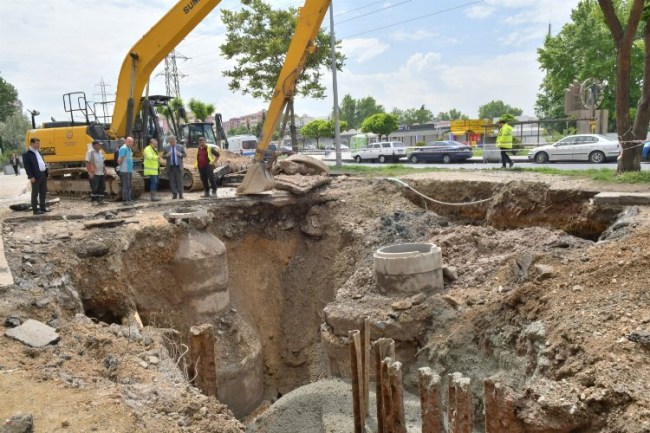 Kronik çökme sorununa ASKİ'den kalıcı çözüm