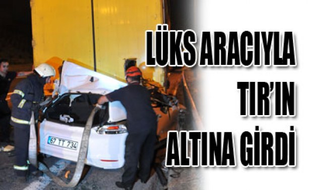 Ereğlili İşadamı Murtaza Çanakçı'nın oğlu feci kazada can verdi!..