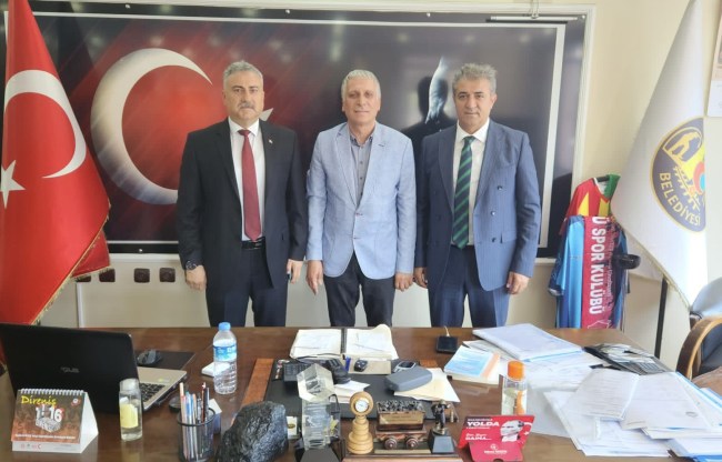 Zonguldak Emniyet Müdürü Aktaş’tan Çatalağzı Belediyesine ziyaret