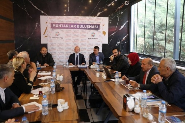 Kayseri Kocasinan'da muhtar buluşması