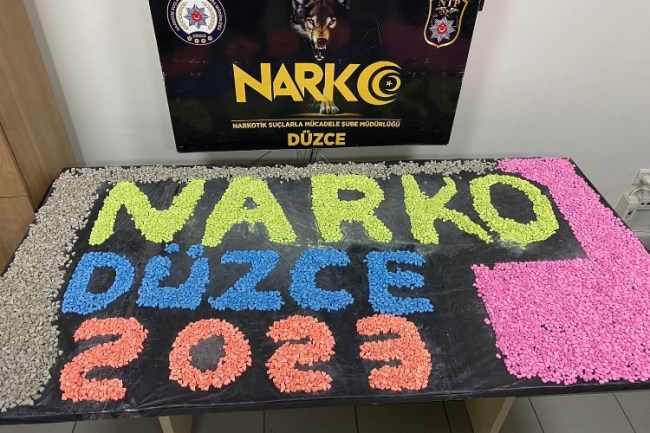 Düzce'de 34 bin 589 uyuşturucu hap ile yakalandı