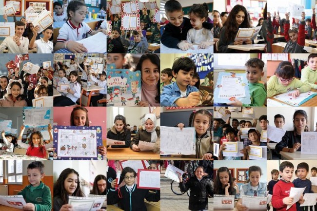 Cumhurbaşkanı Erdoğan 'karne sevinci'ne ortak oldu