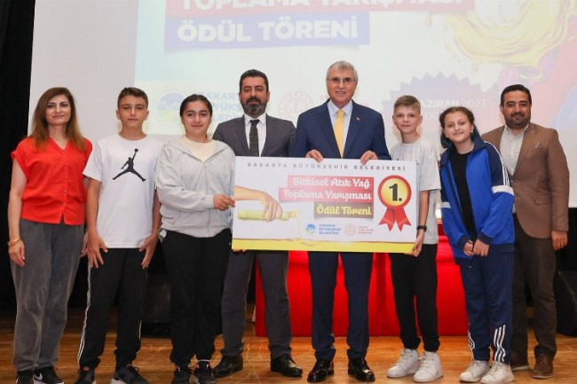 Sakarya'nın çevreci okulları ödüllendirildi