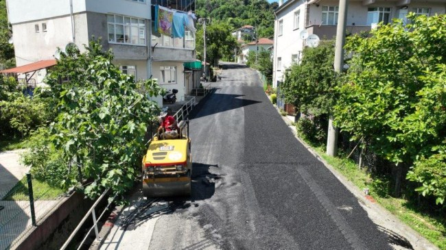 Kdz.Ereğli Belediyesi adım adım yolları asfaltlıyor
