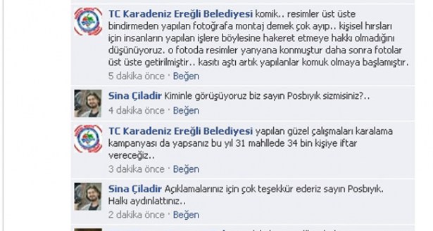 Posbıyık, Facebook'ta!..