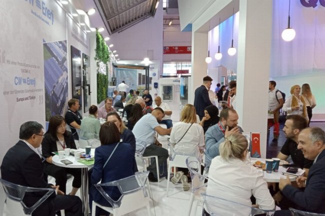 CW Enerji'ye Intersolar Europe Fuarı'nda yoğun ilgi