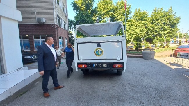 Alaplı’da yenilenen cenaze aracı hizmete girdi