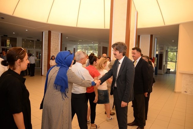 BUÜ'de bayramlaşma geleneği devam ediyor