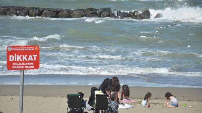 Zonguldak’ta denize girmek yasaklandı