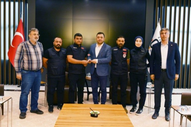 ANDA ekibinden Kayseri OSB'ye teşekkür