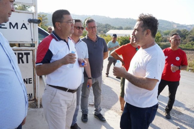 Ferhat Göçer'den Milas'a 'geçmiş olsun'