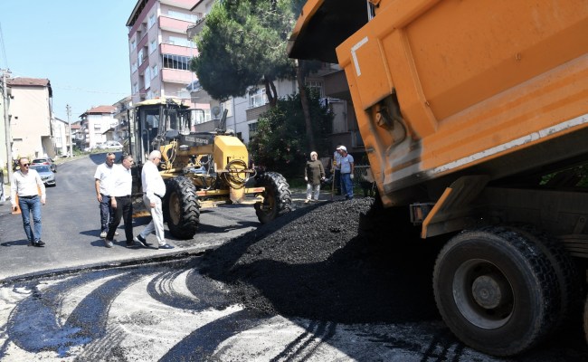 60 bin ton sıcak asfalt 120 bin m2 emisyona asfalt