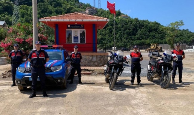 Jandarma üç noktada daha asayiş denetimlerine başladı