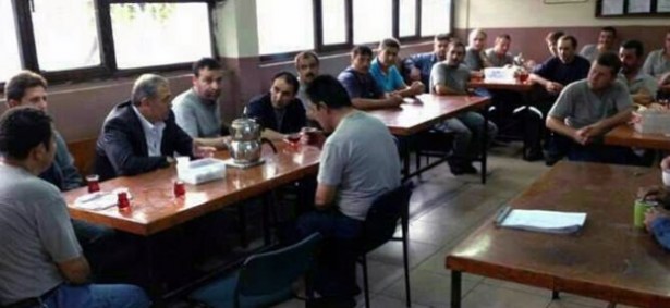 Odabaş, işçilerin sorunlarını dinledi