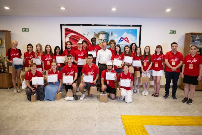 Oberhausen'li öğrencilerden Seçer'e ziyaret