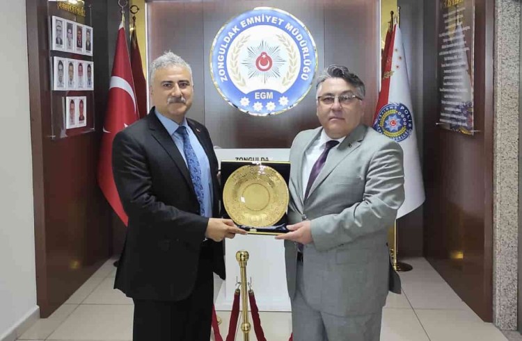 Rektör Özölçer’den İl Emniyet Müdürü Aktaş'a veda ziyareti