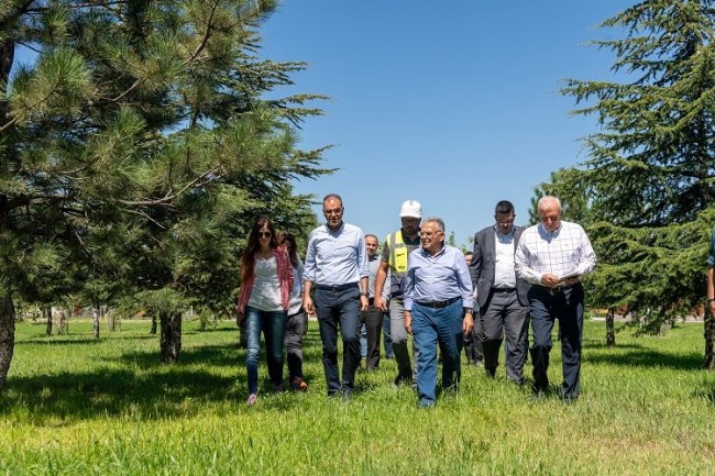 Recep Tayyip Erdoğan Millet Bahçesi'ne yakın takip