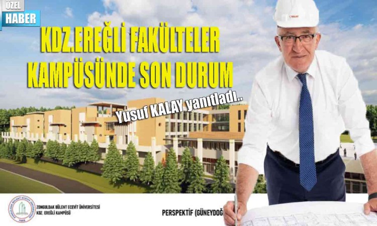 Kdz.Ereğli Fakülteler Kampüsü inşaatı son sürat