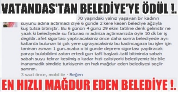 Yine Ereğli Belediyesi, Yine su skandalı!..