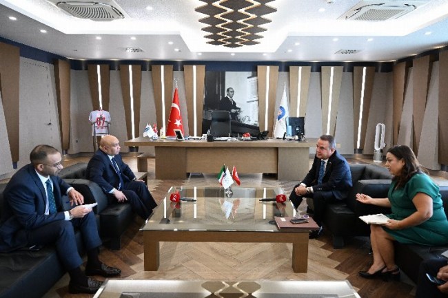 Kuveyt İstanbul Başkonsolosu'ndan Başkan Böcek'e ziyaret