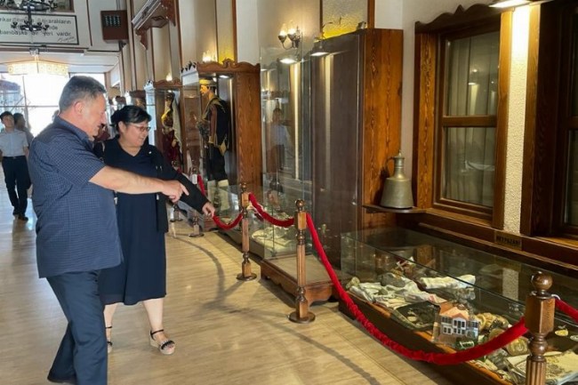 Çin Kültür Müsteşarı Ankara Konağı'nda