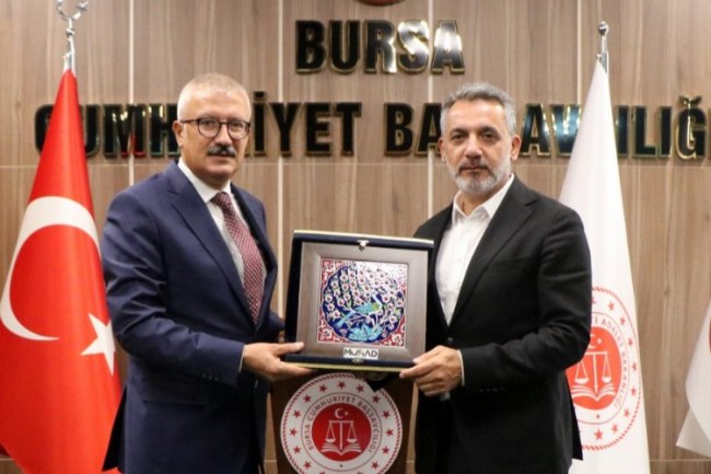 MÜSİAD Bursa'dan Başsavcı Solmaz'a nezaket