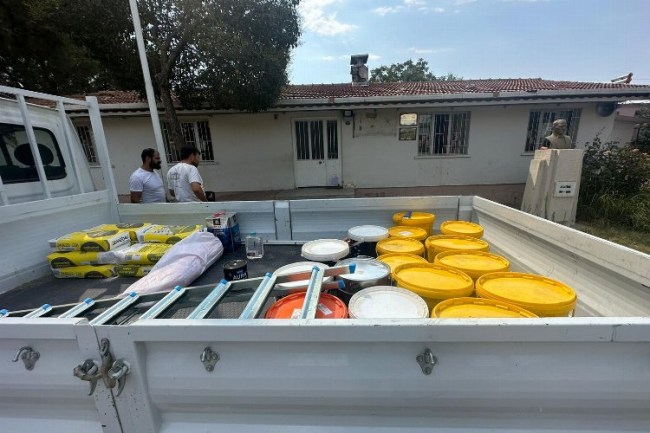 Tire'de eğitim için el ele