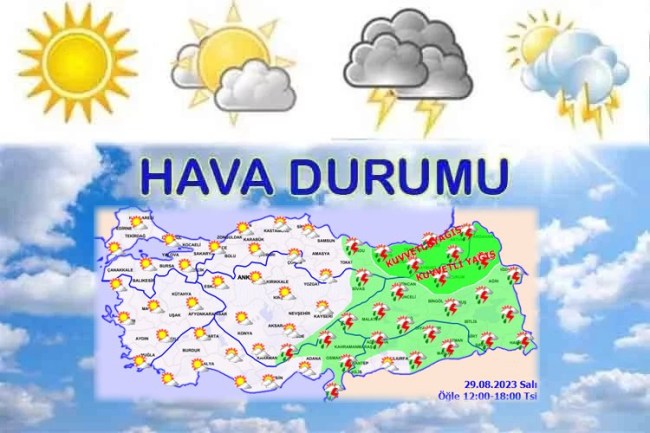 Meteoroloji'den kuvvetli yağış uyarısı