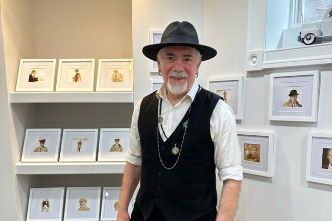 Türk kahvesiyle hazırlanan 'Micro Atatürk' sergisi