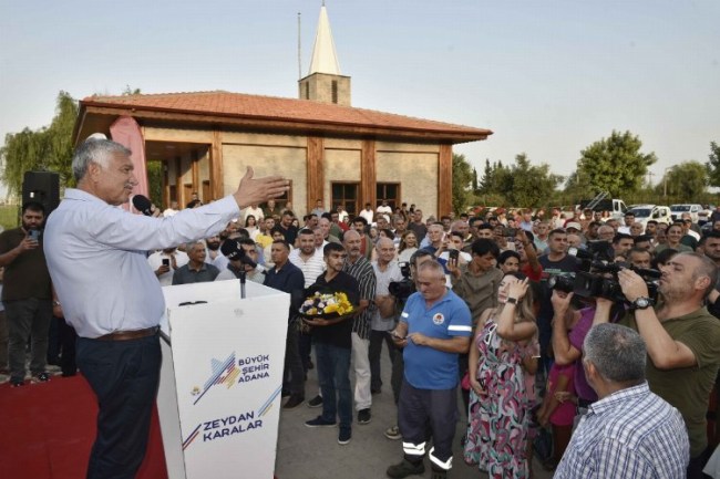 Küçükoba Mezarlığı Camisi'nin açılışı yapıldı