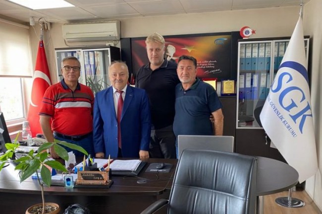 Keşanspor'dan SGK Müdürü İpek'e teşekkür