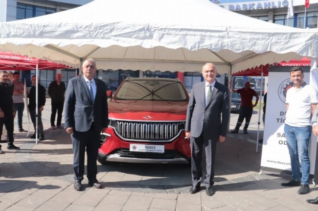 Düzce TSO'nun TOGG yerli otomobili Düzce'de