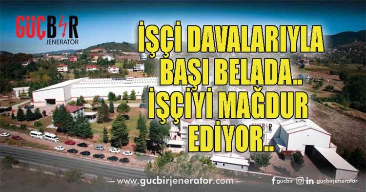 Güçbir Jeneratör işçiyi mağdur ediyor