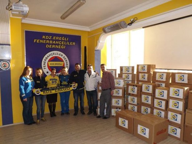 Fenerbahçeliler Derneğinden ihtiyaç sahiplerine yardım..