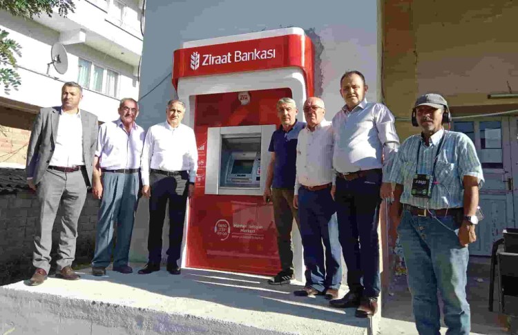 Çaylıoğlu’na Ziraat Bankası ATM’si kuruldu