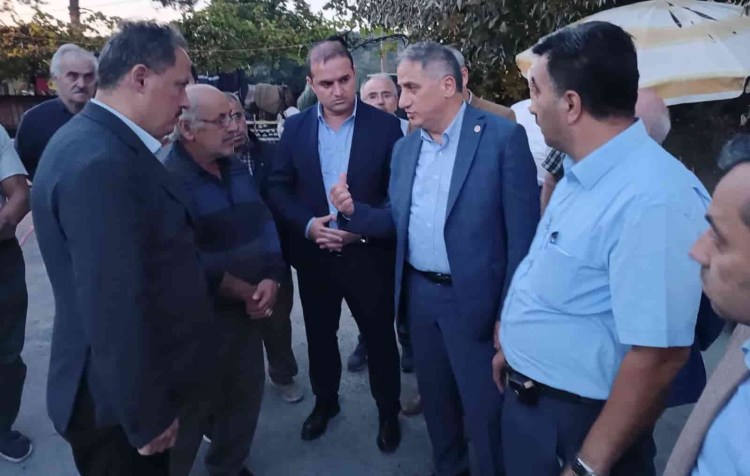 Milletvekili Bozkurt yangın mağduru aileyi ziyaret etti