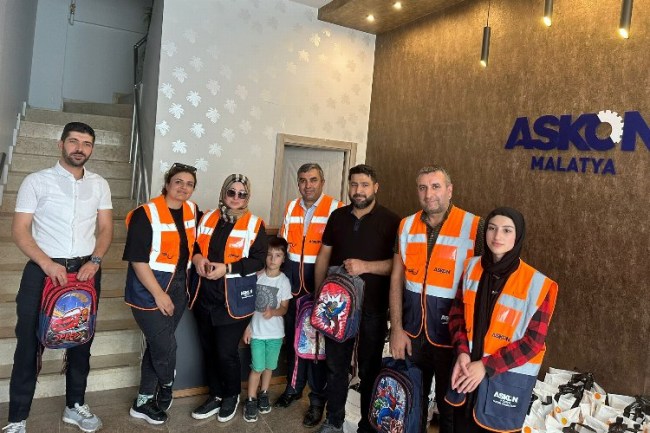 Konya'dan deprem bölgesindeki çocuklara ASKON desteği