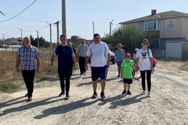 Saray Belediyesi'nden 'Arabasız' farkındalık