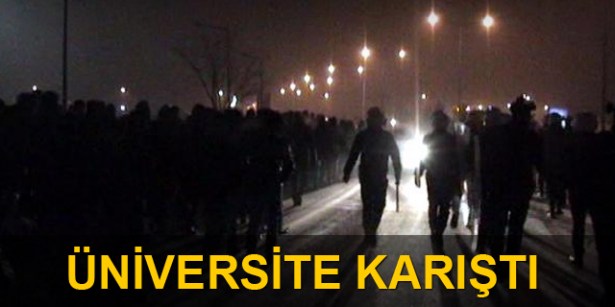 Üniversite karıştı
