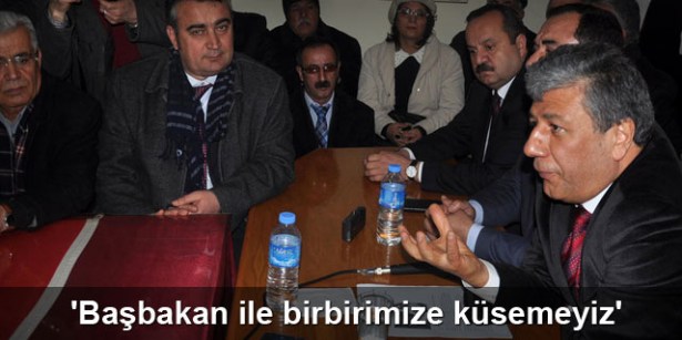 Mustafa Balbay: 'Başbakan ile birbirimize küsemeyiz'