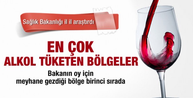 Türkiye'nin alkol haritası çıkarıldı