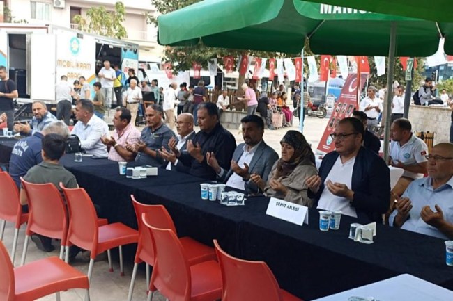 Manisa Sarıgöllü şehitlerini untumadı