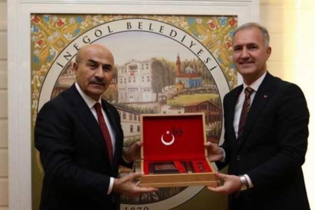 Vali Demirtaş'tan İnegöl'e iade-i ziyaret