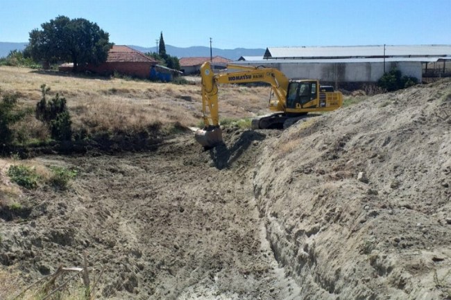 MASKİ, Selendi'de de taşkın riskine karşı önlem